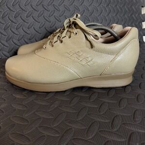 Drew Parade II Comfort Orthopedic Shoes Women Size 8.5 Wide Taupe Calf Leather